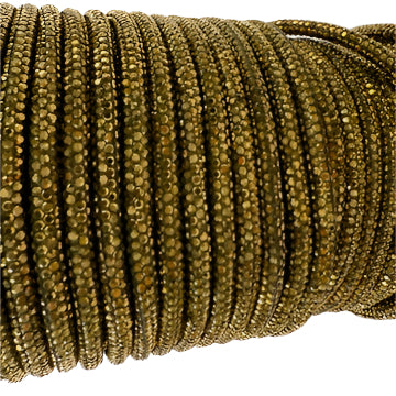 Mine Gold Corded Rhinestone Rope