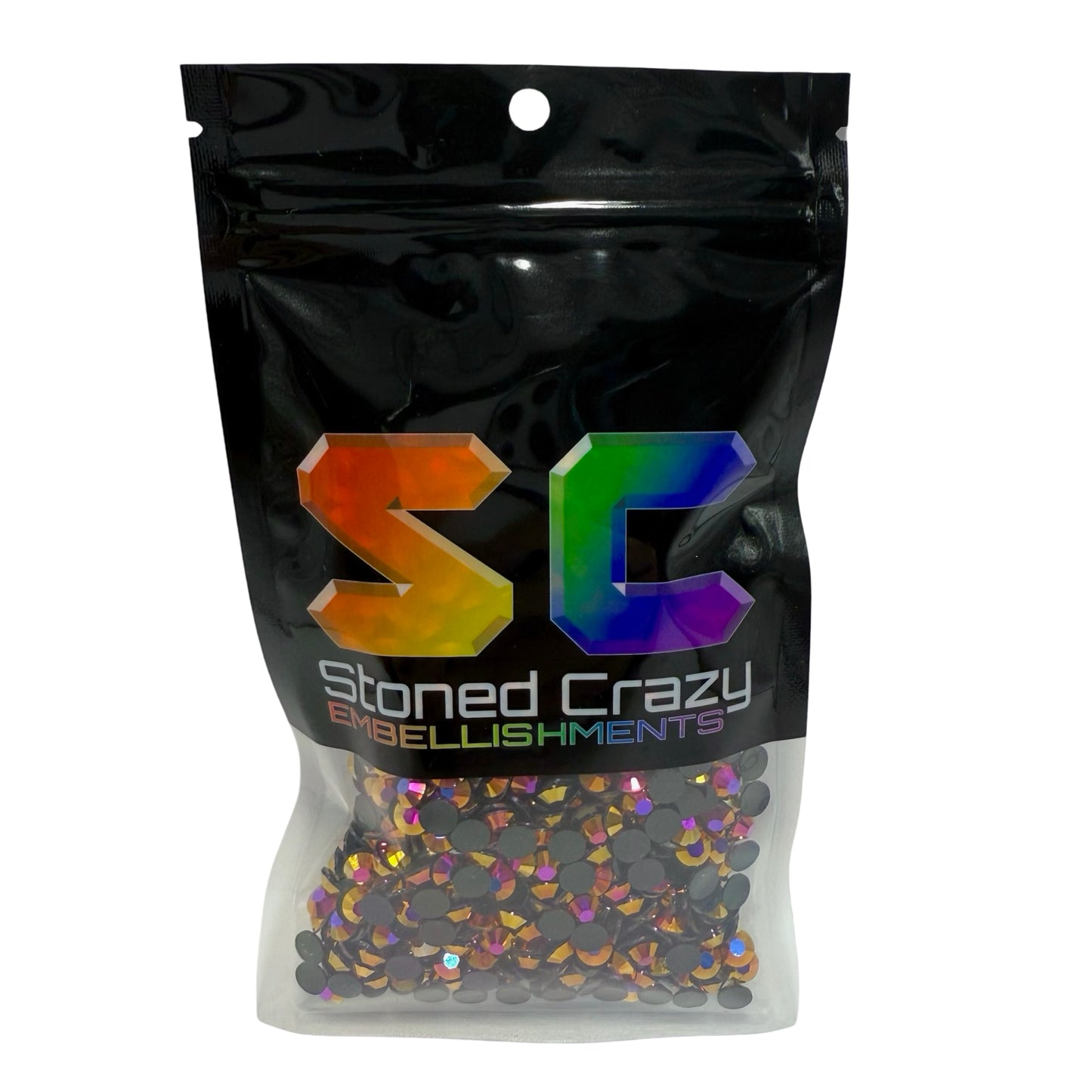 Rose Gold AB Resin Rhinestones