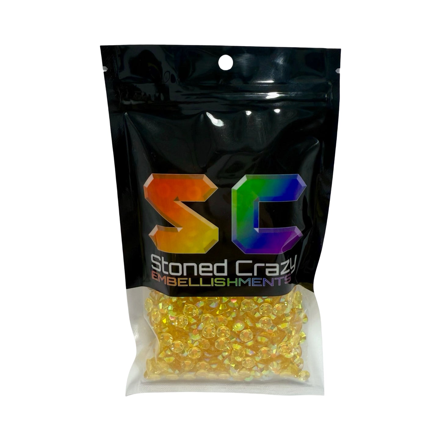 Topaz AB Transparent Resin Rhinestones