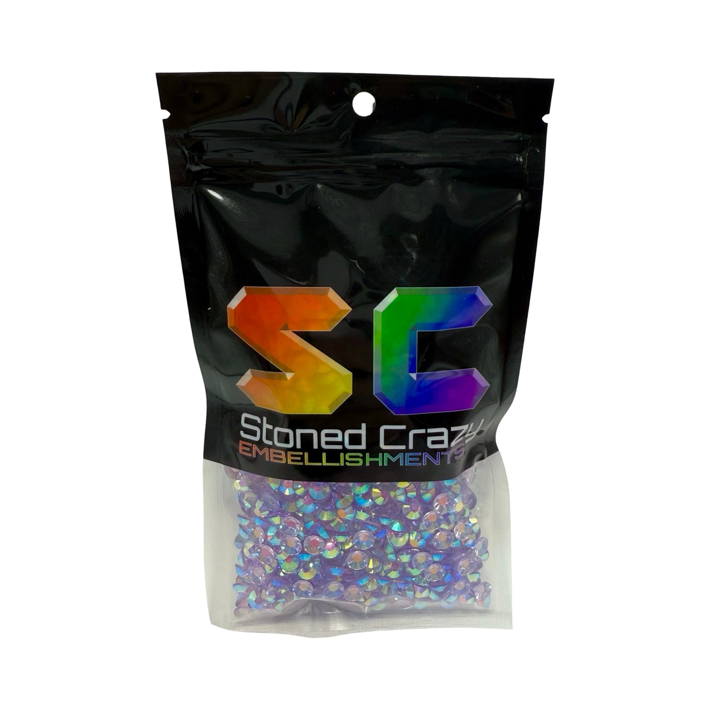 Light Amethyst AB Transparent Resin Rhinestones