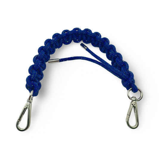 Sapphire Rhinestone Bag Strap