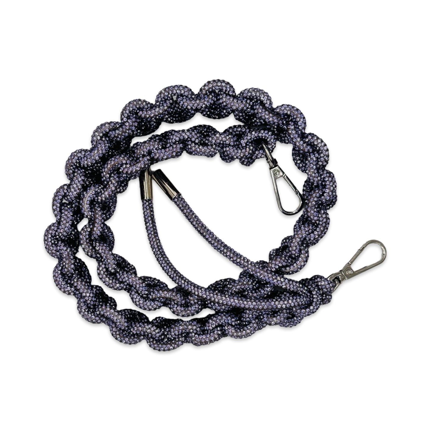 Lavender Rhinestone Bag Strap