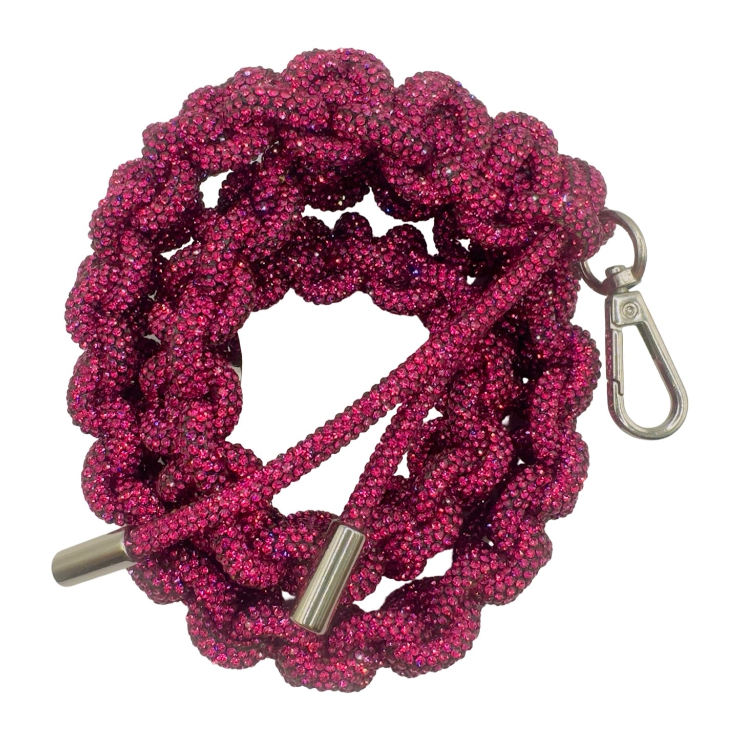 Rose Rhinestone Bag Strap