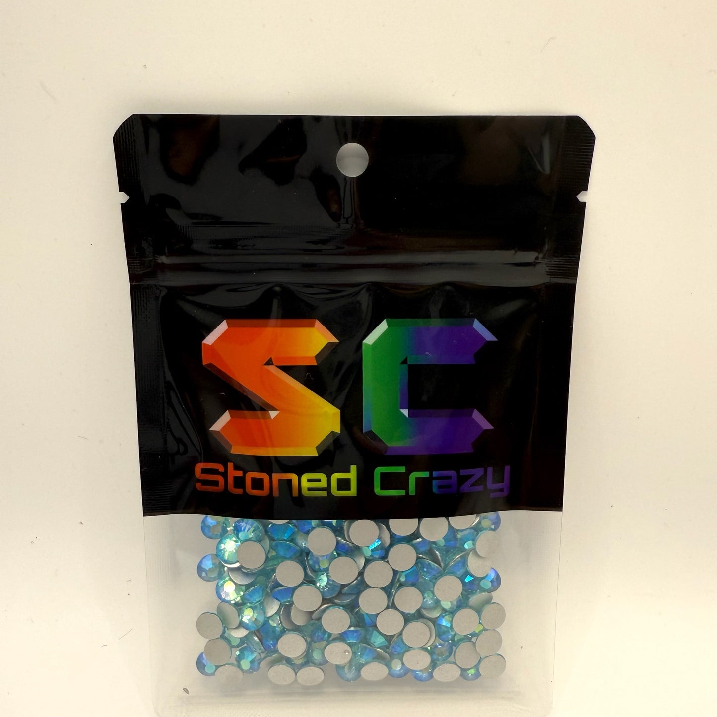 Aquamarine AB Non-Hotfix Glass Rhinestones