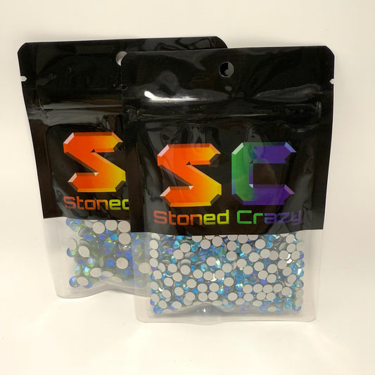 Light Peridot AB Non-Hotfix Glass Rhinestones