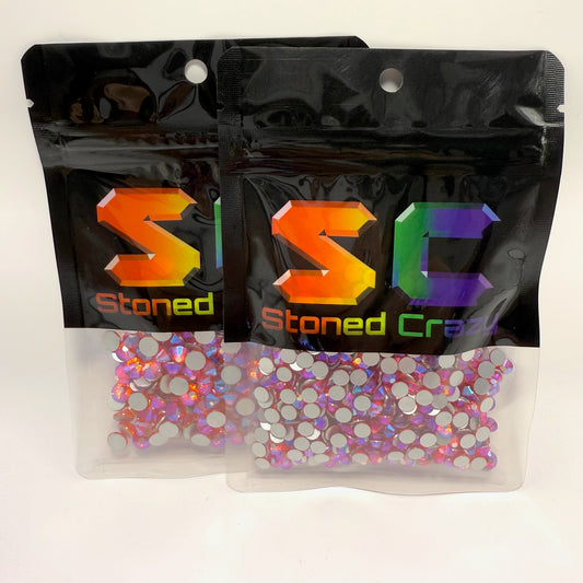 Orange AB Non-Hotfix Glass Rhinestones