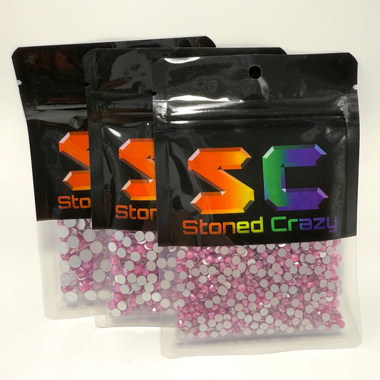 Rose Mocha Series Non-Hotfix Rhinestone