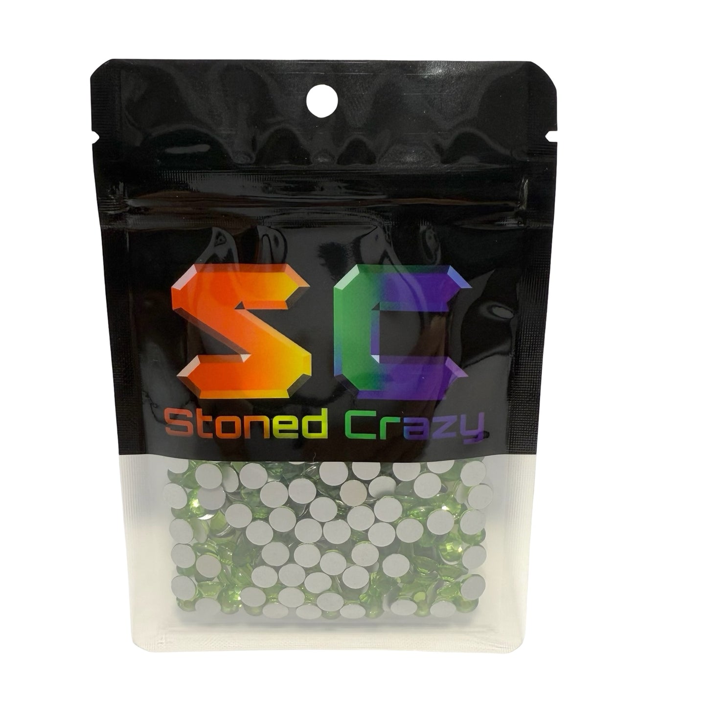 Light Peridot Non-Hotfix Glass Rhinestones