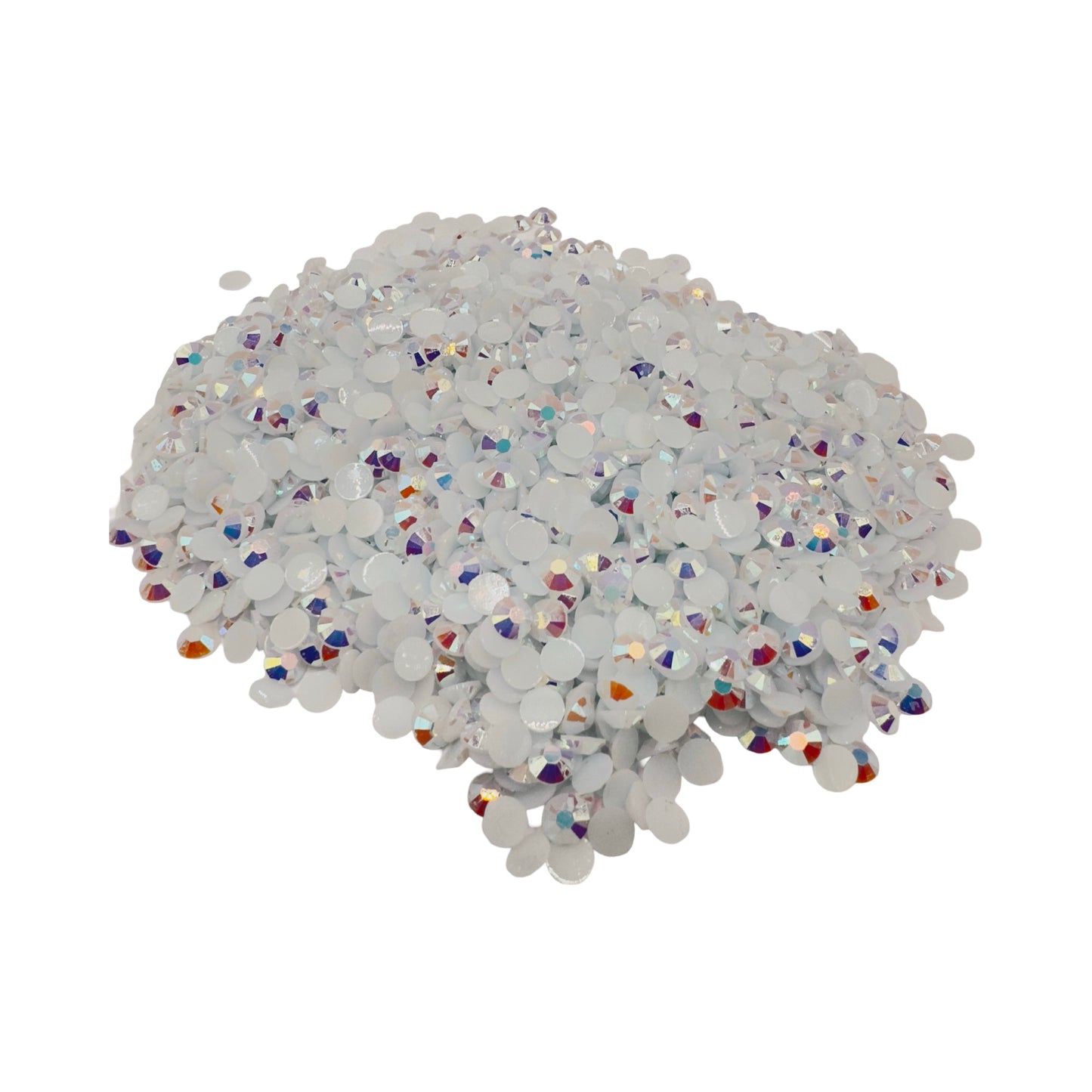 White AB Resin Rhinestones