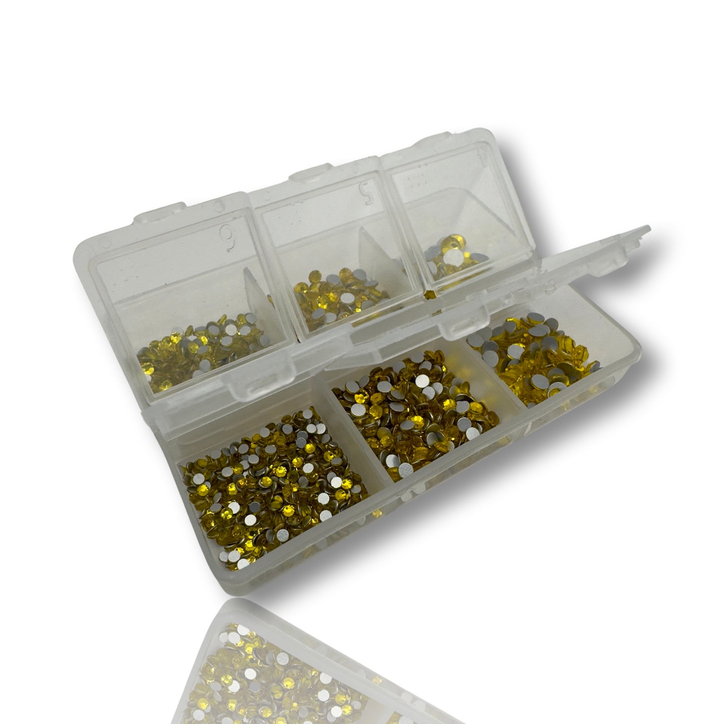 Citrine Non-Hotfix Glass Rhinestones
