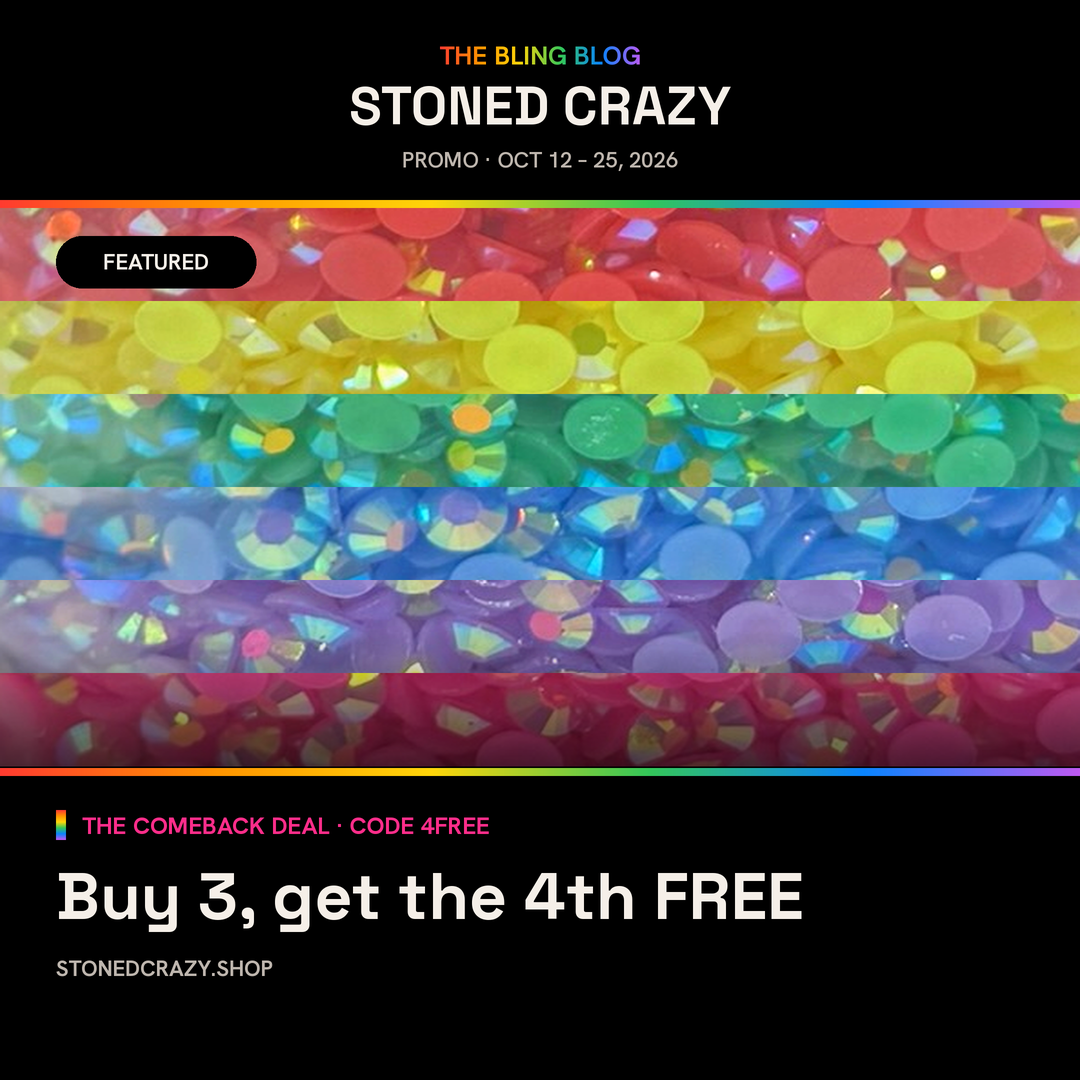 4FREE Is Back: Buy 3 Bags of Resin Rhinestones, Get the 4th Free