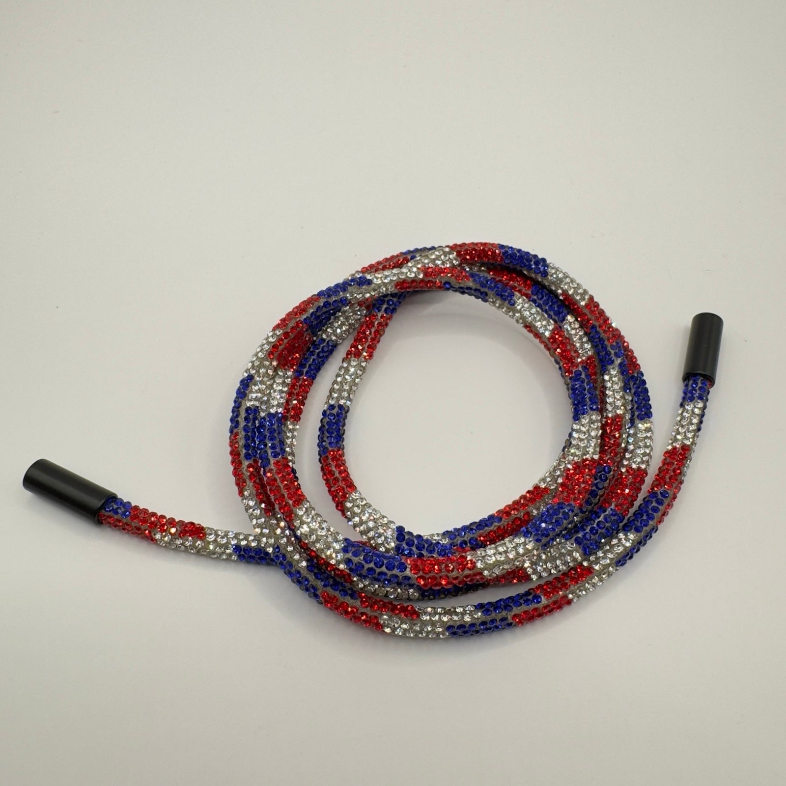 Red White Blue Rhinestone Rope 6-Stone