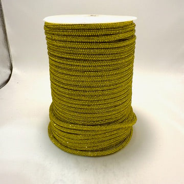 Citrine Corded Rhinestone Rope