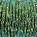 Light Peridot AB Corded Rhinestone Rope