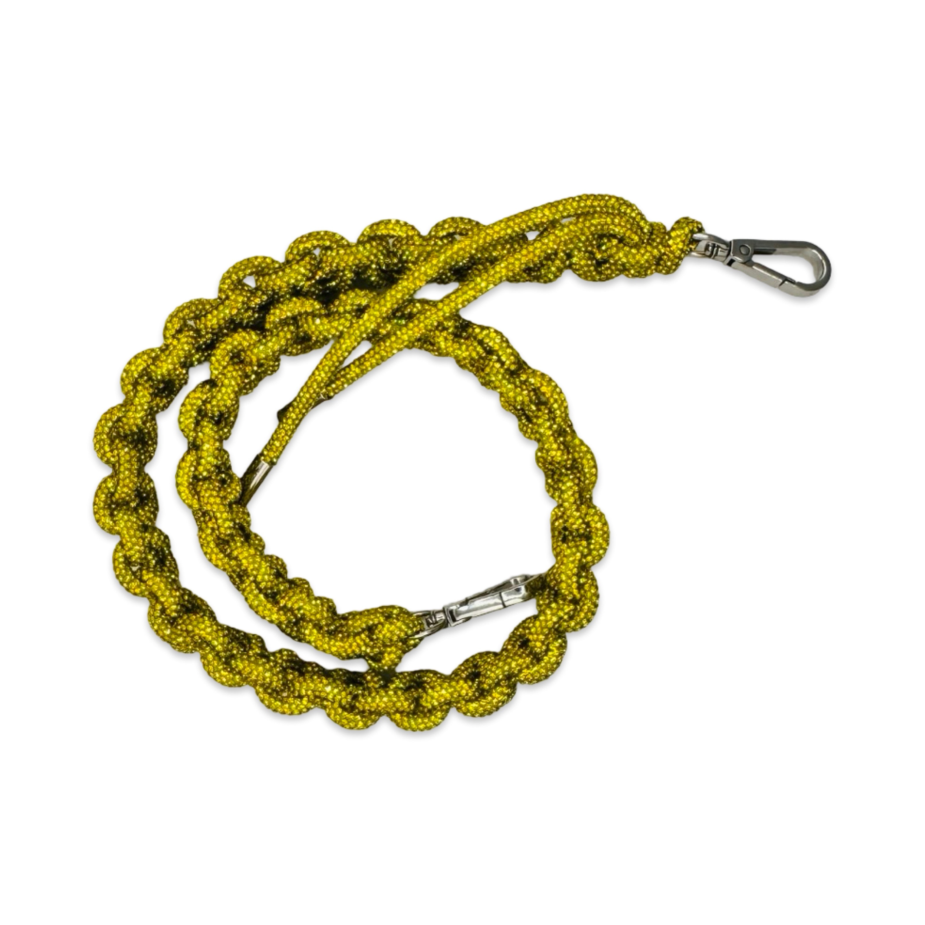 Citrine Rhinestone Bag Strap