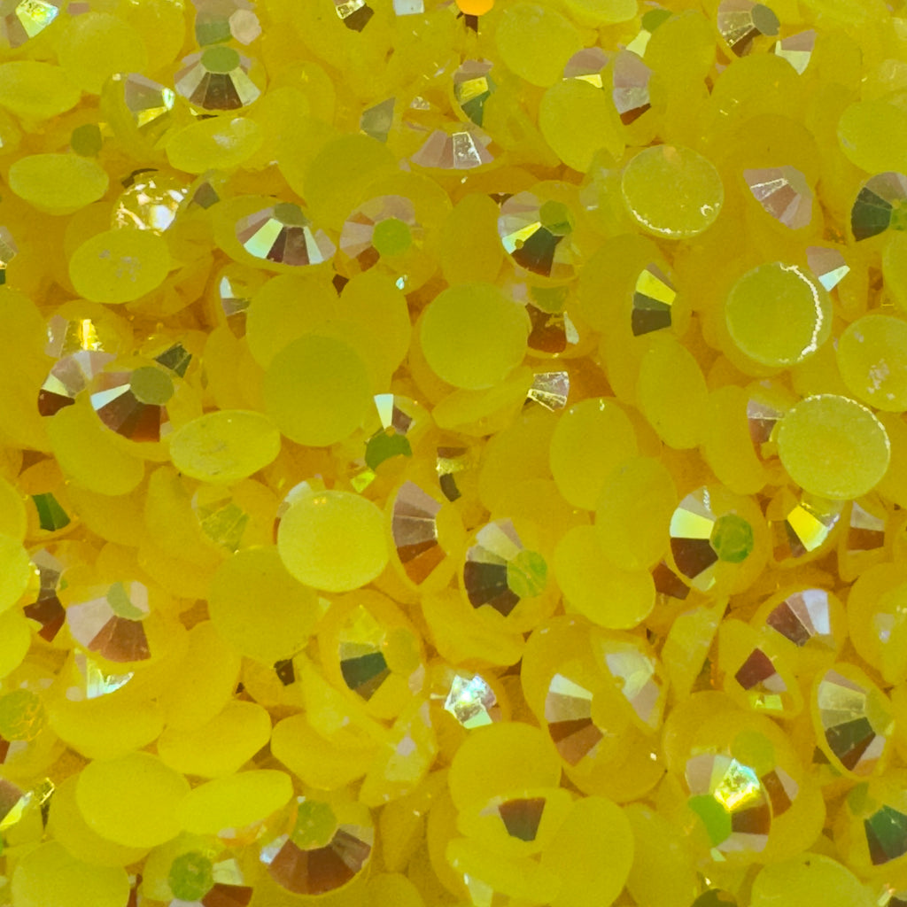 Citrine AB Resin Rhinestones