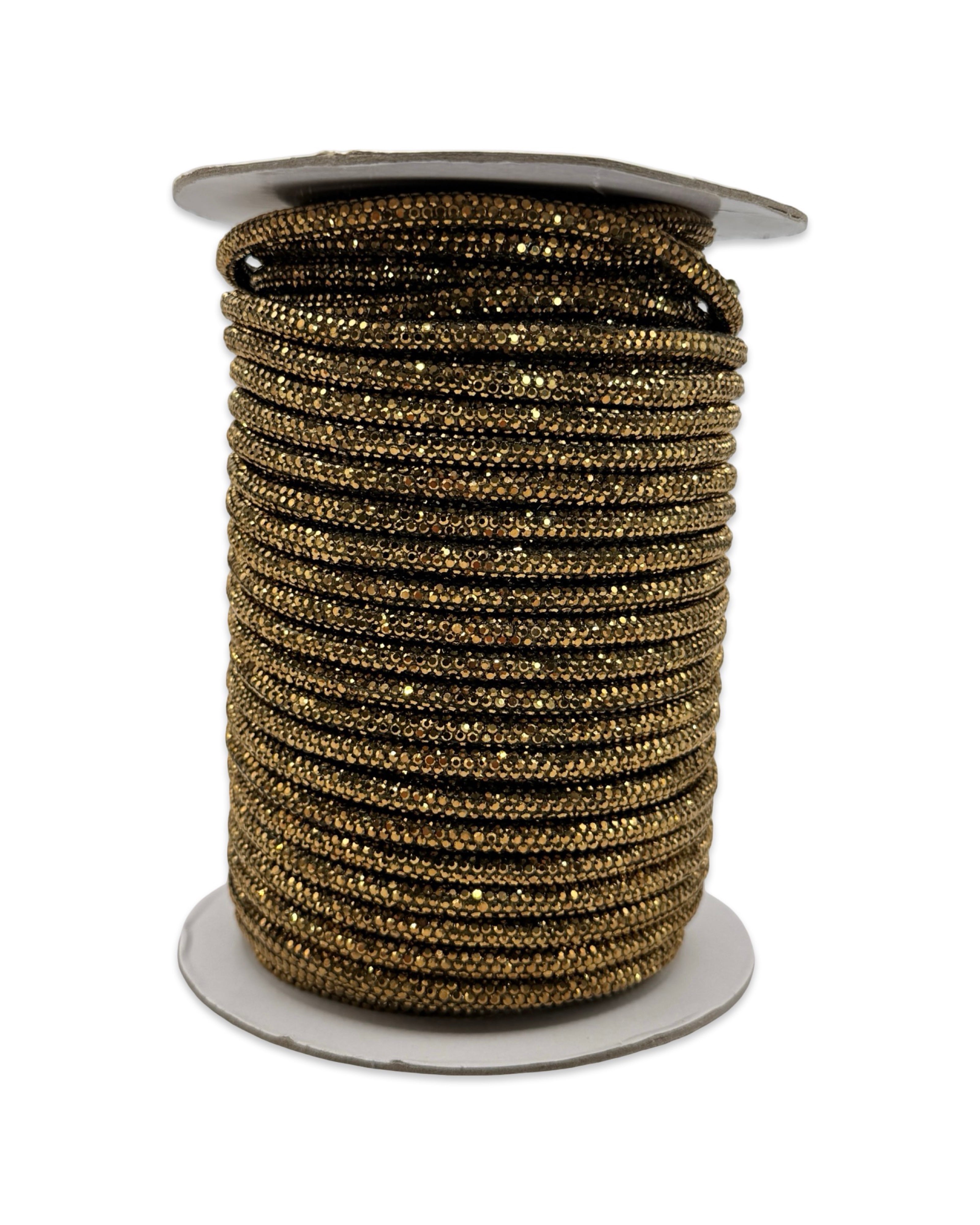 Mine Gold Corded Rhinestone Rope