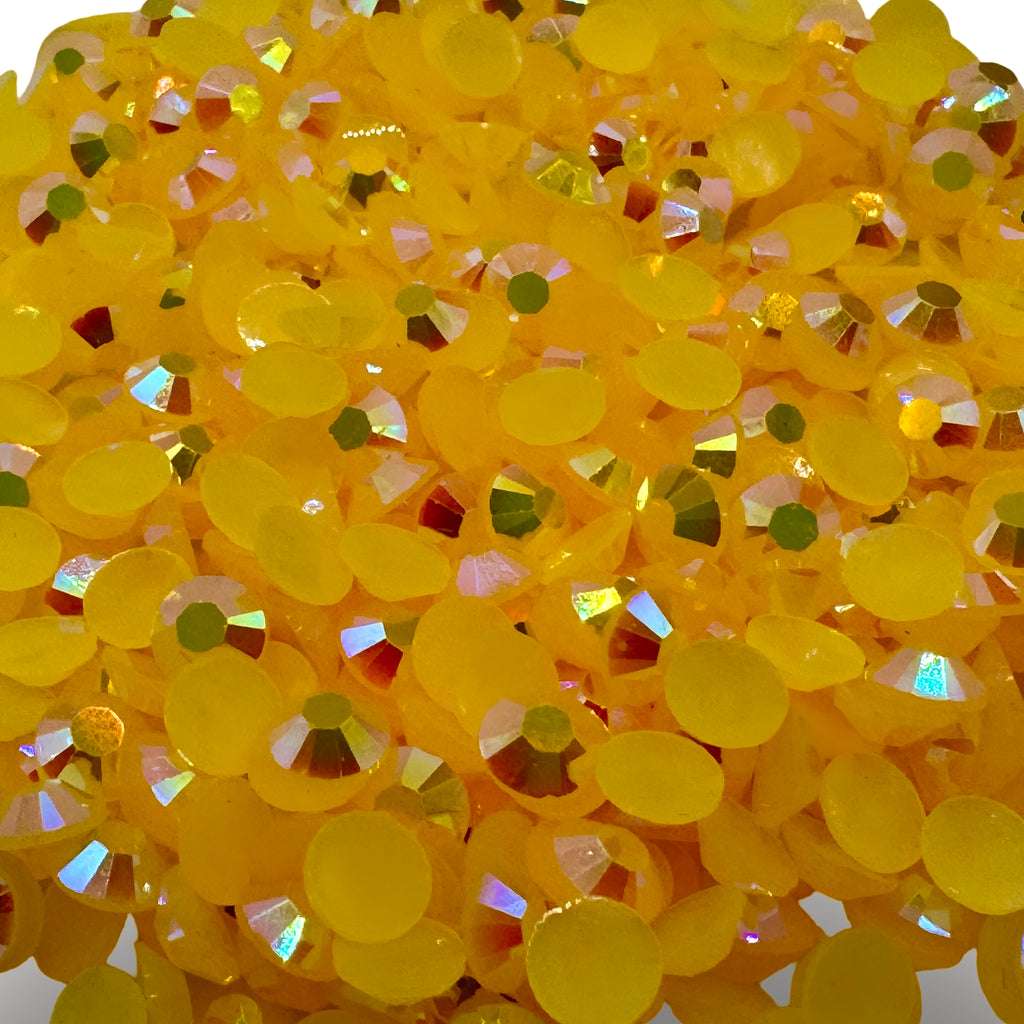 Sun Orange AB Resin Rhinestones (Limited Buy)