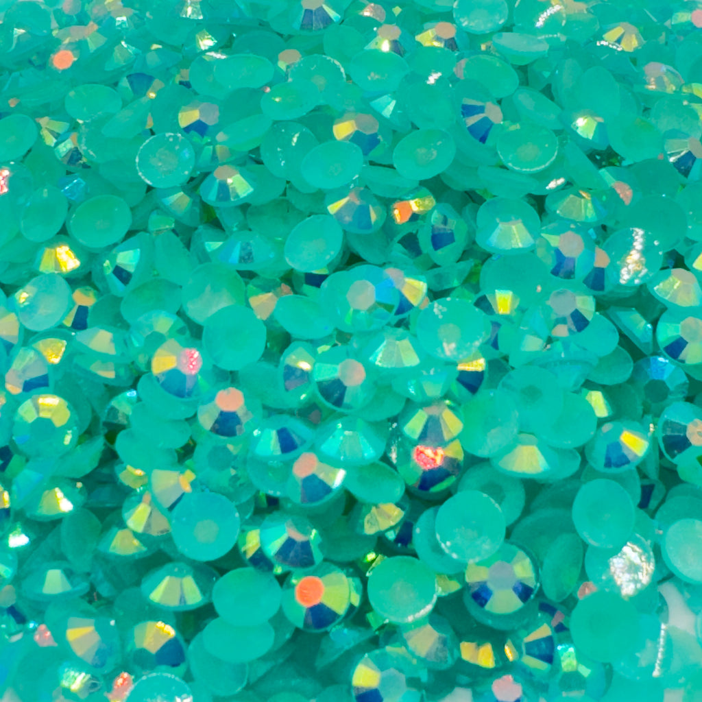 Aquamarine AB Resin Rhinestones