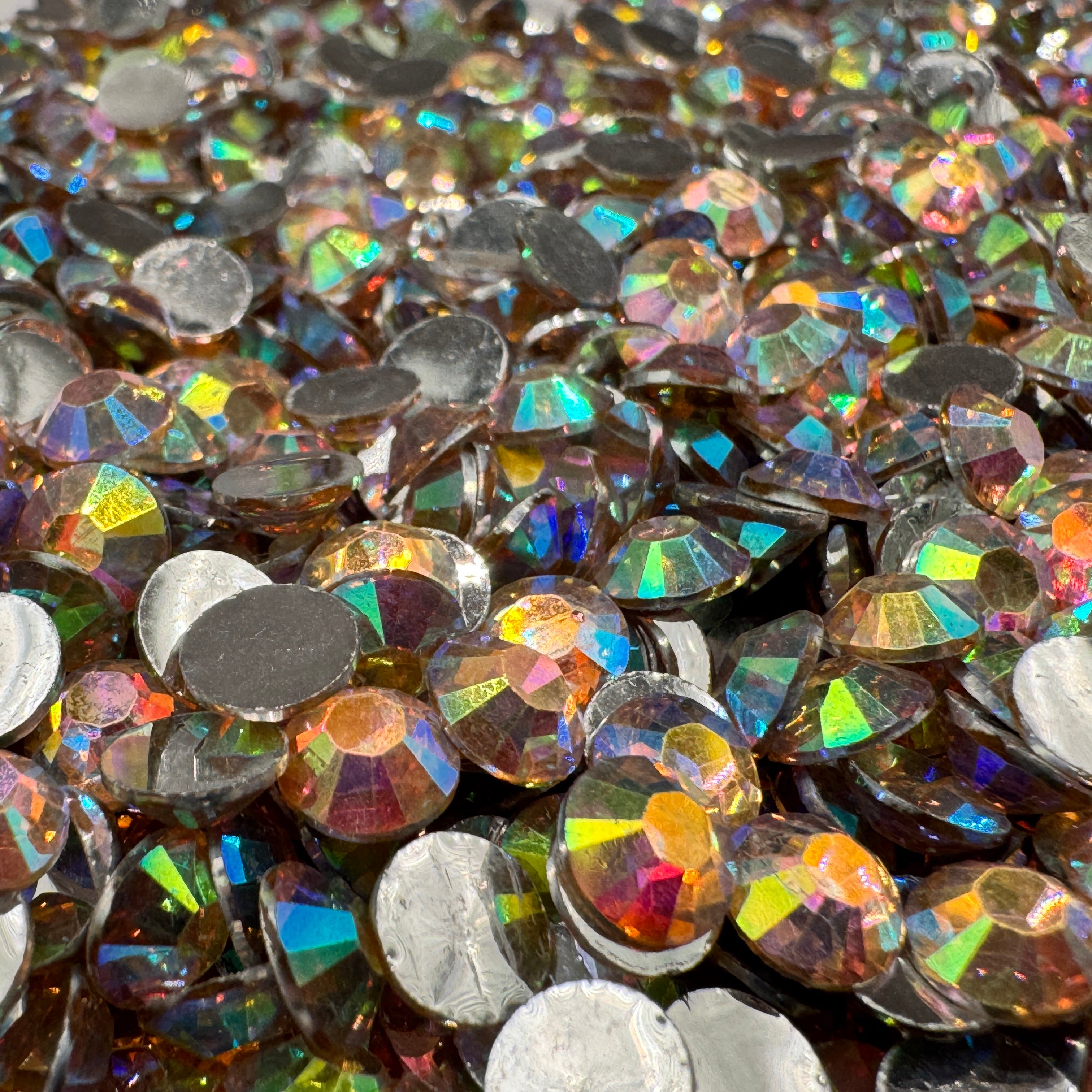 Stoned Crazy Silver Backed AB Rhinestones