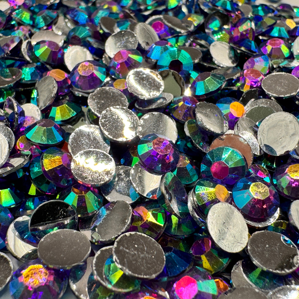 Stoned Crazy Silver Backed AB Rhinestones