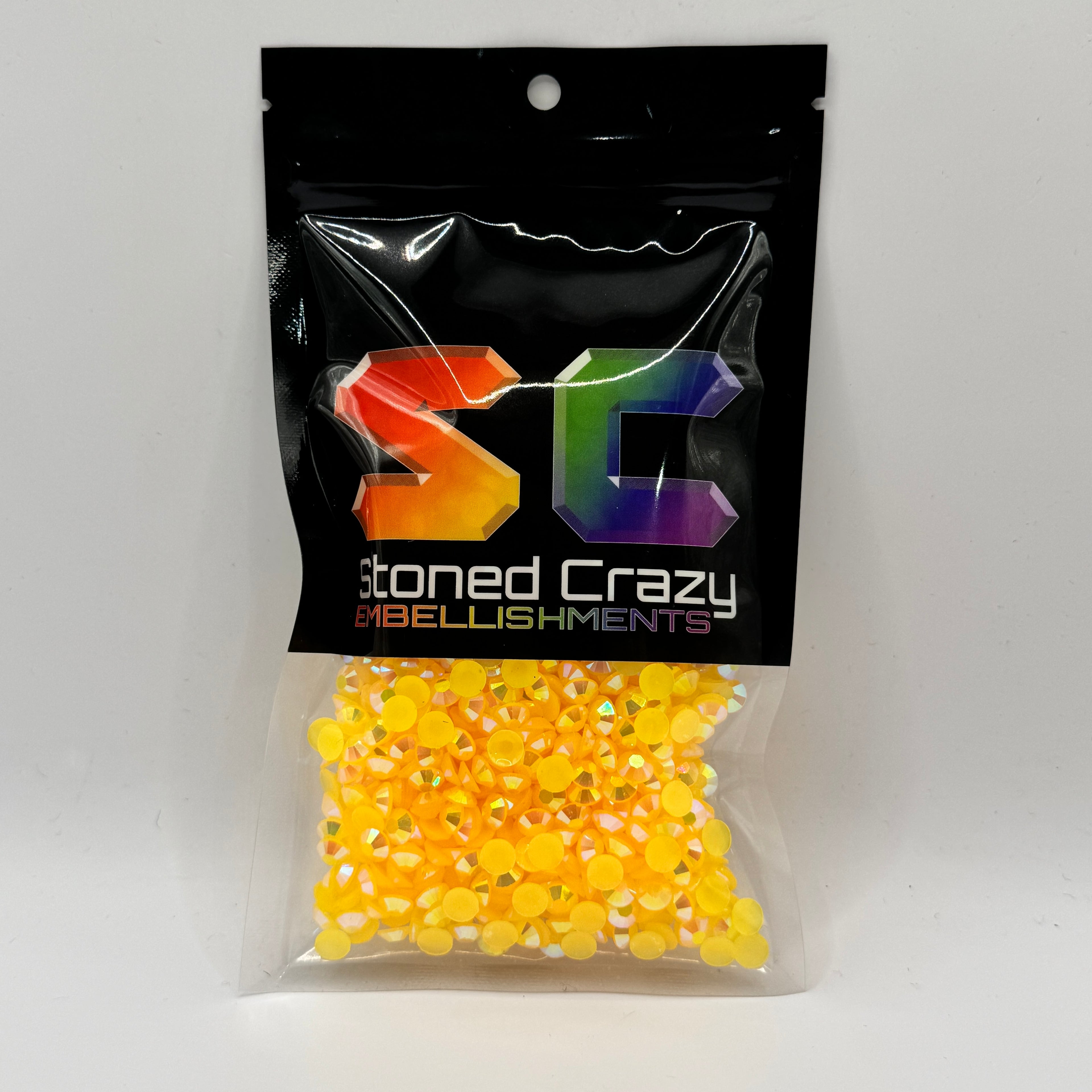 Sun Orange AB Resin Rhinestones (Limited Buy)