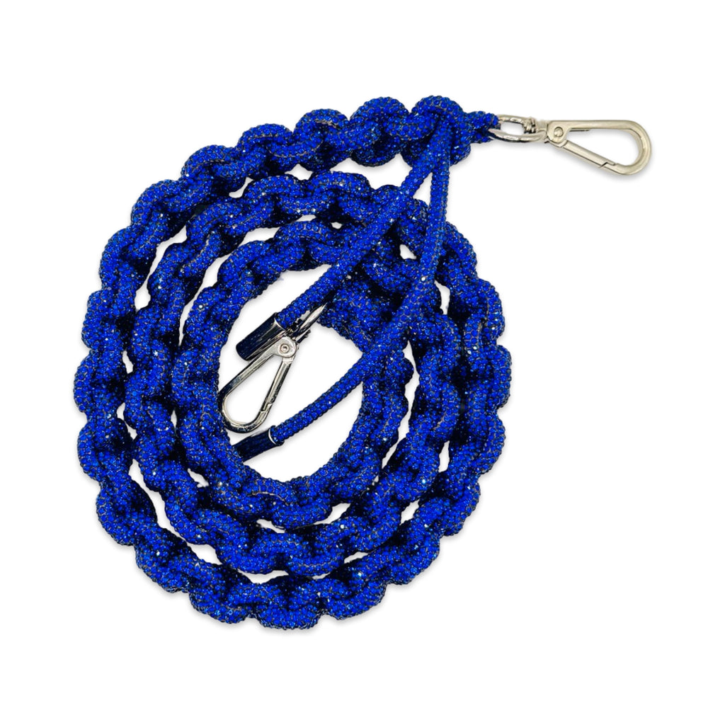 Sapphire Rhinestone Bag Strap
