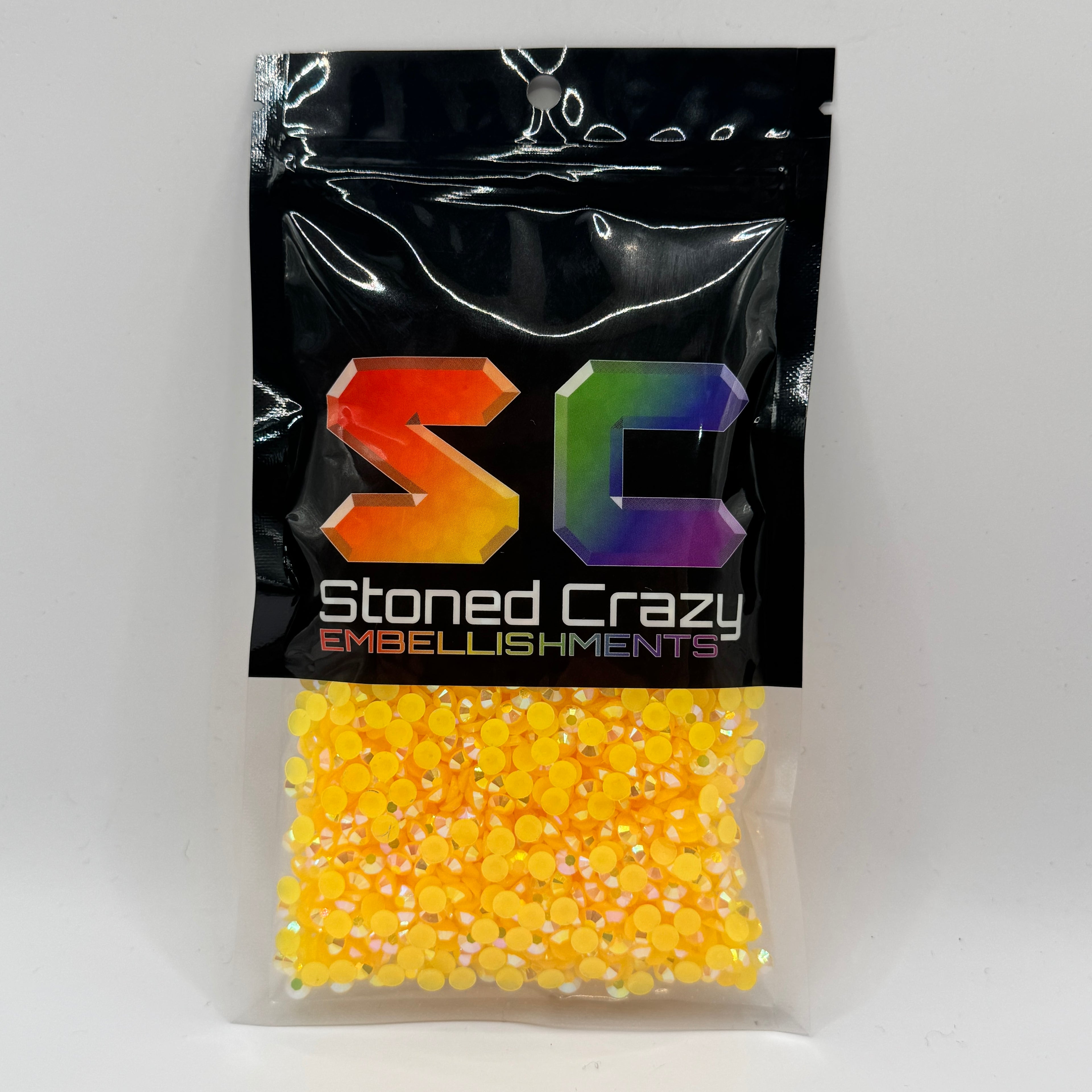 Sun Orange AB Resin Rhinestones (Limited Buy)