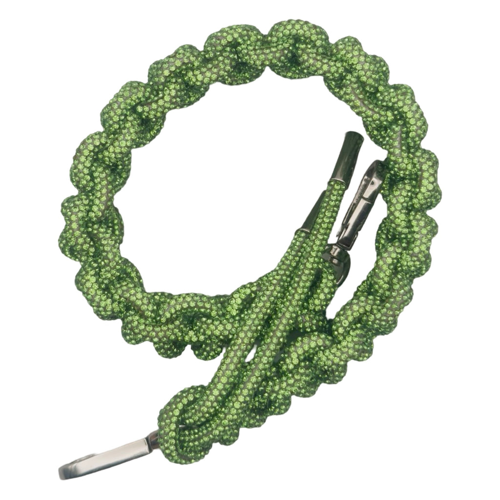 Light Peridot Rhinestone Bag Strap