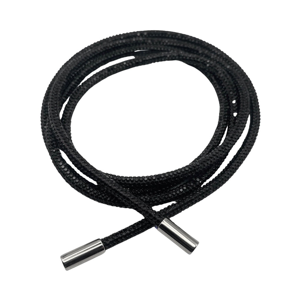 Rhinestone Hoodie Drawstrings
