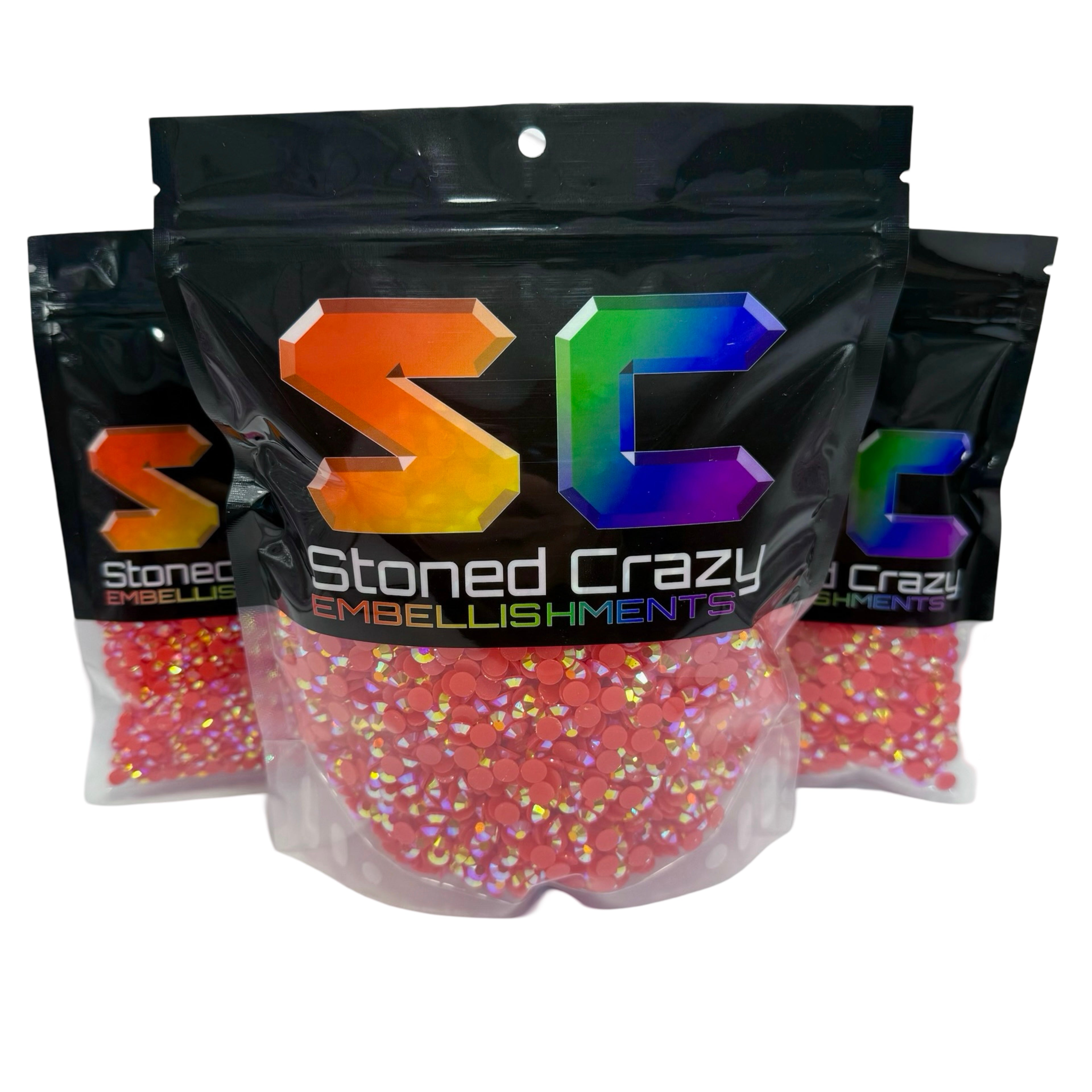 Siam AB Resin Rhinestones