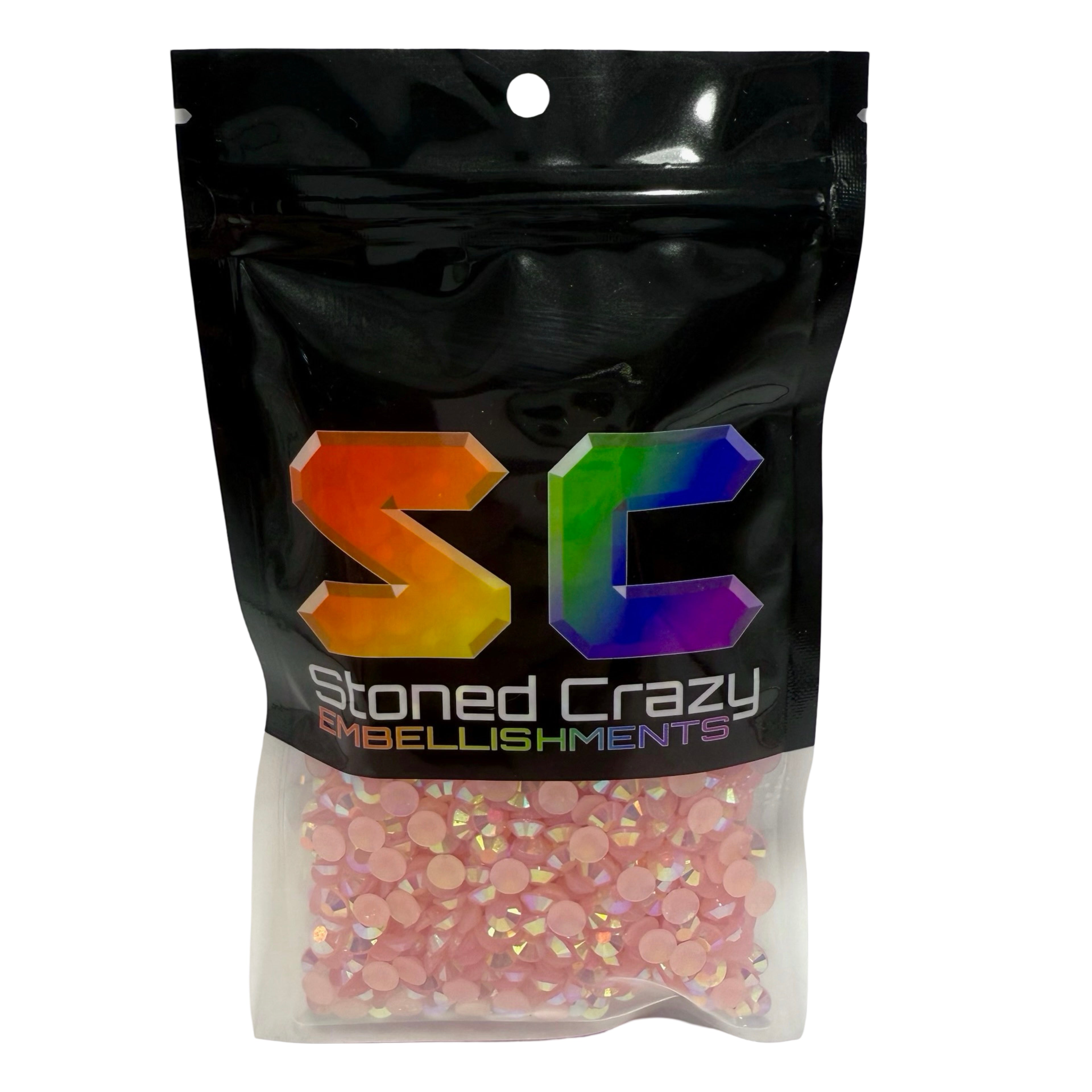 Pink AB Resin Rhinestones