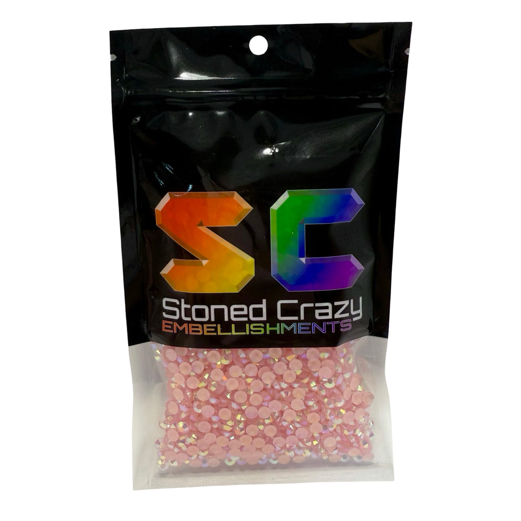 Pink AB Resin Rhinestones
