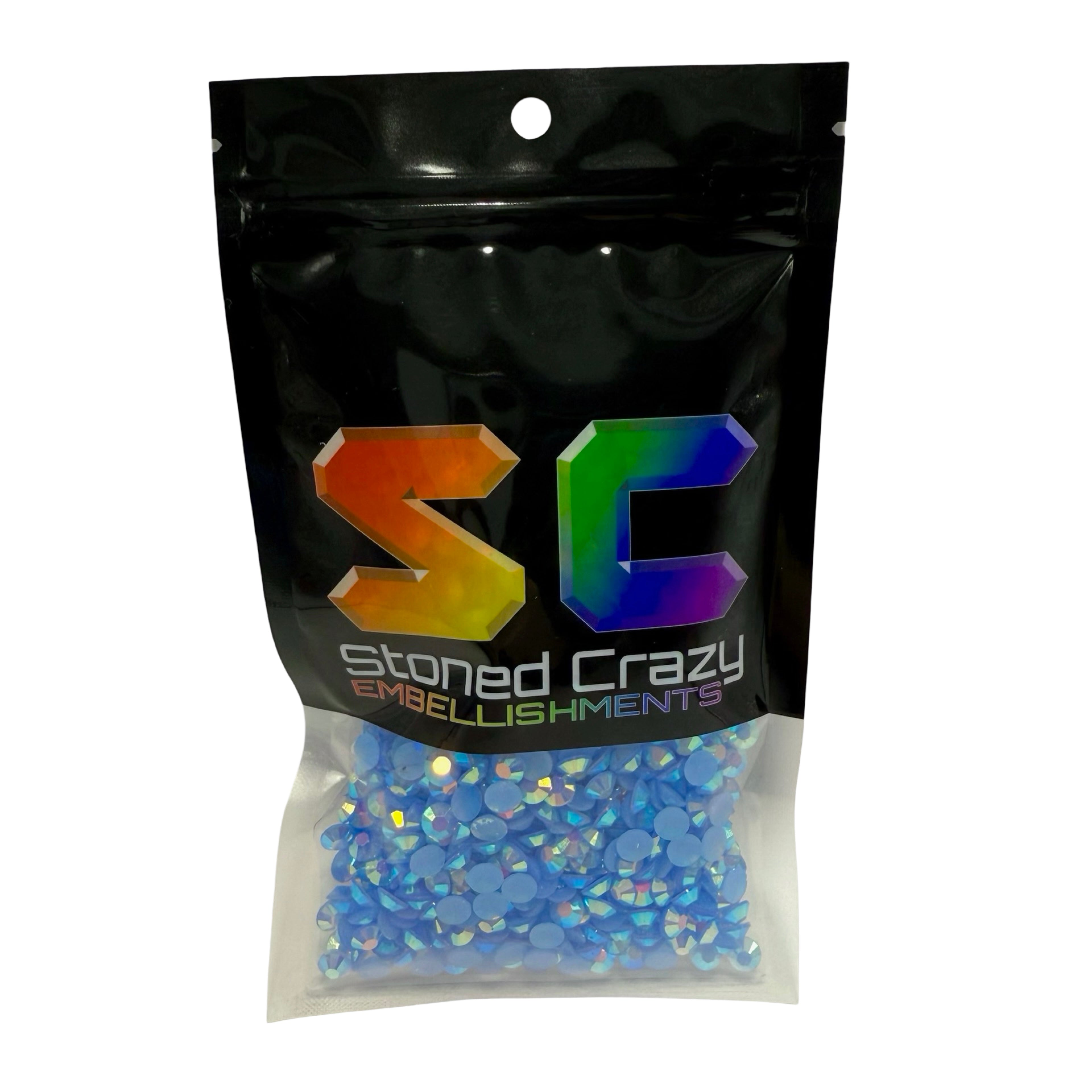 Light Sapphire AB Resin Rhinestones