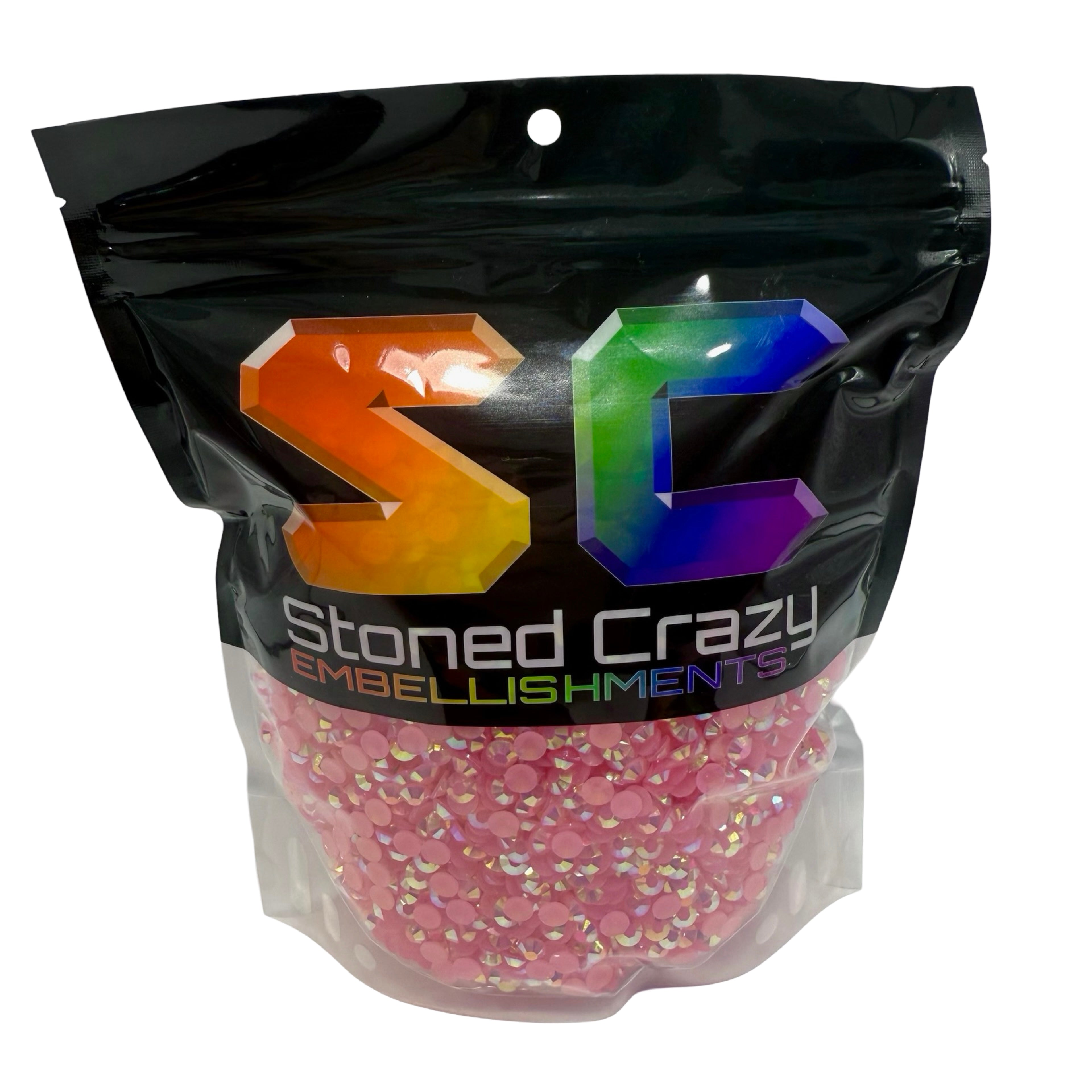 Light Rose AB Resin Rhinestones