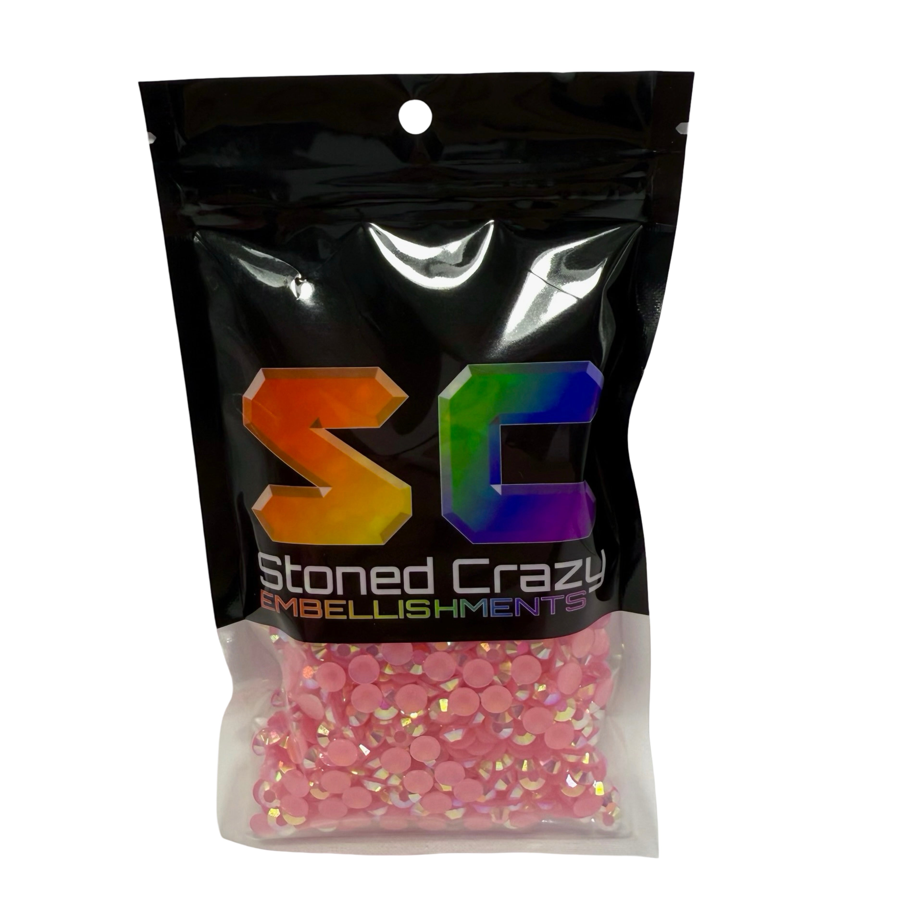 Light Rose AB Resin Rhinestones