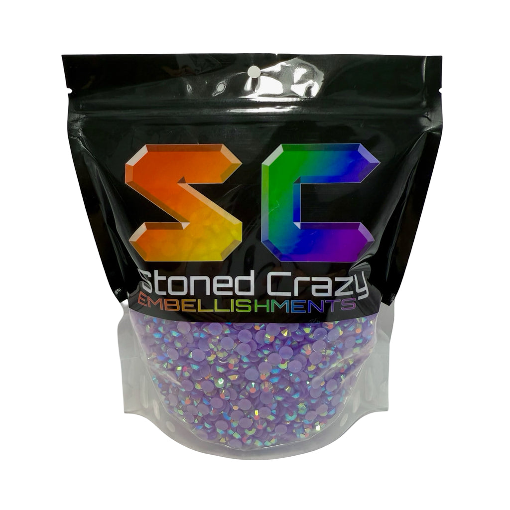 Light Amethyst AB Resin Rhinestones