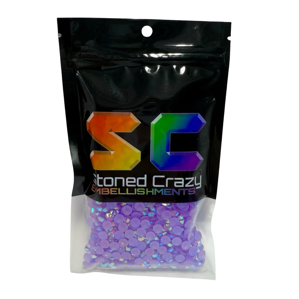 Light Amethyst AB Resin Rhinestones