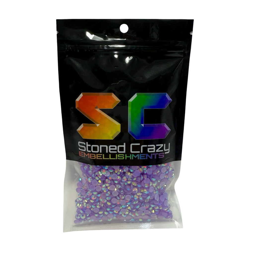 Dark Amethyst AB Resin Rhinestones