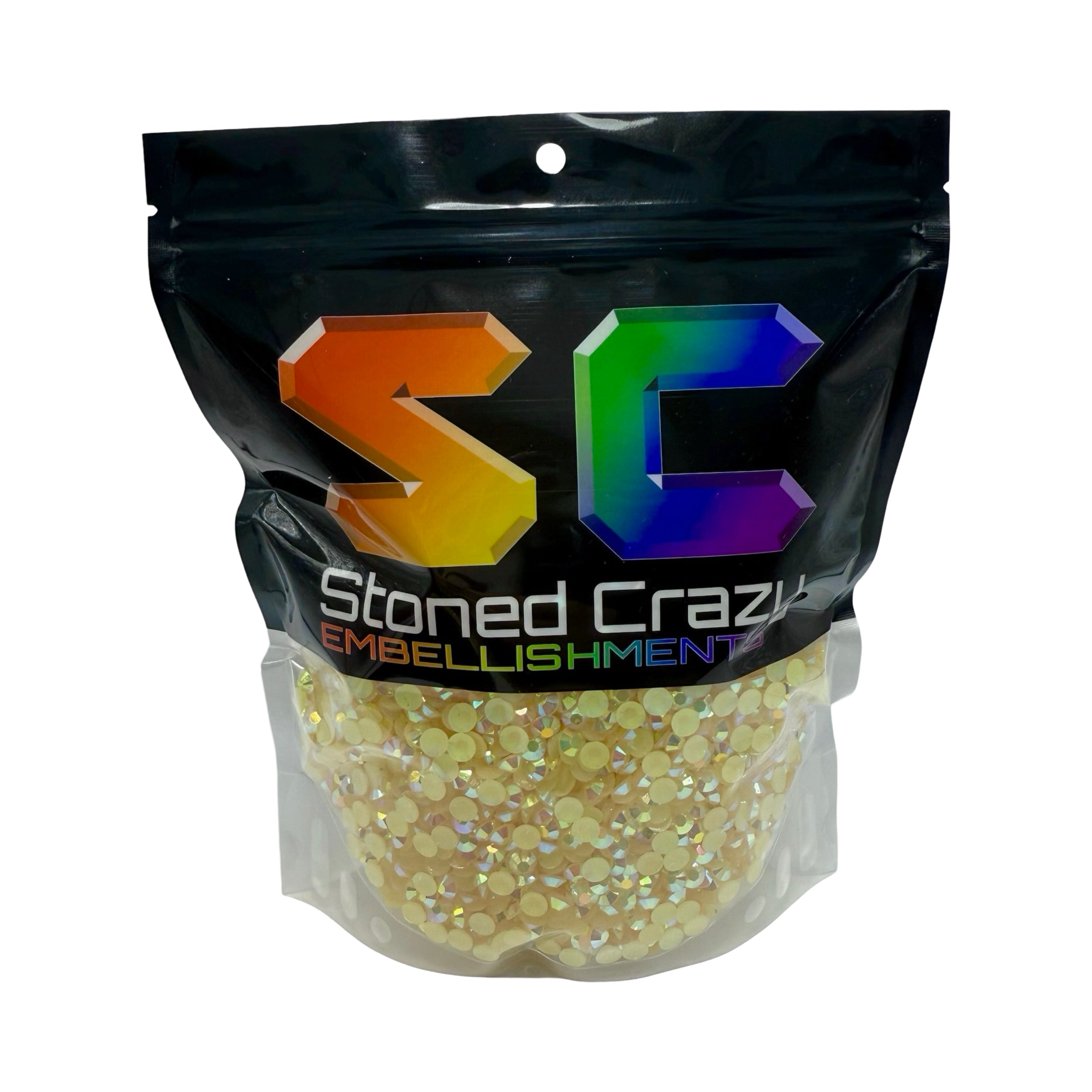 Champagne AB Resin Rhinestones