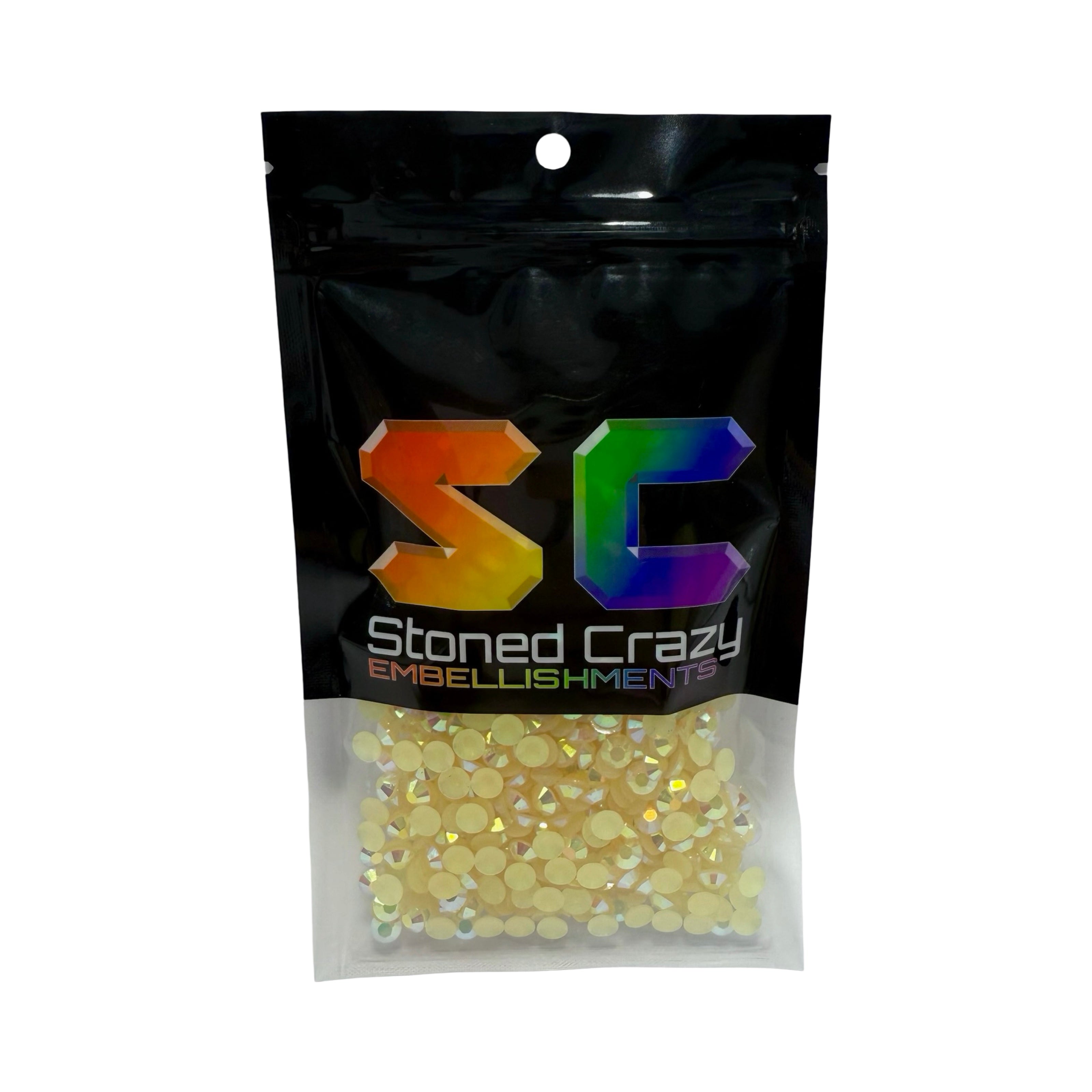 Champagne AB Resin Rhinestones