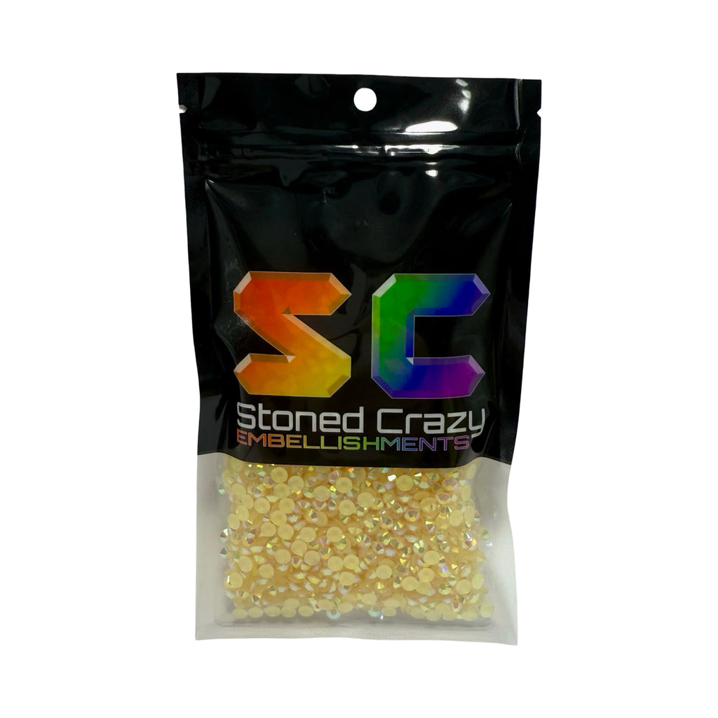 Champagne AB Resin Rhinestones