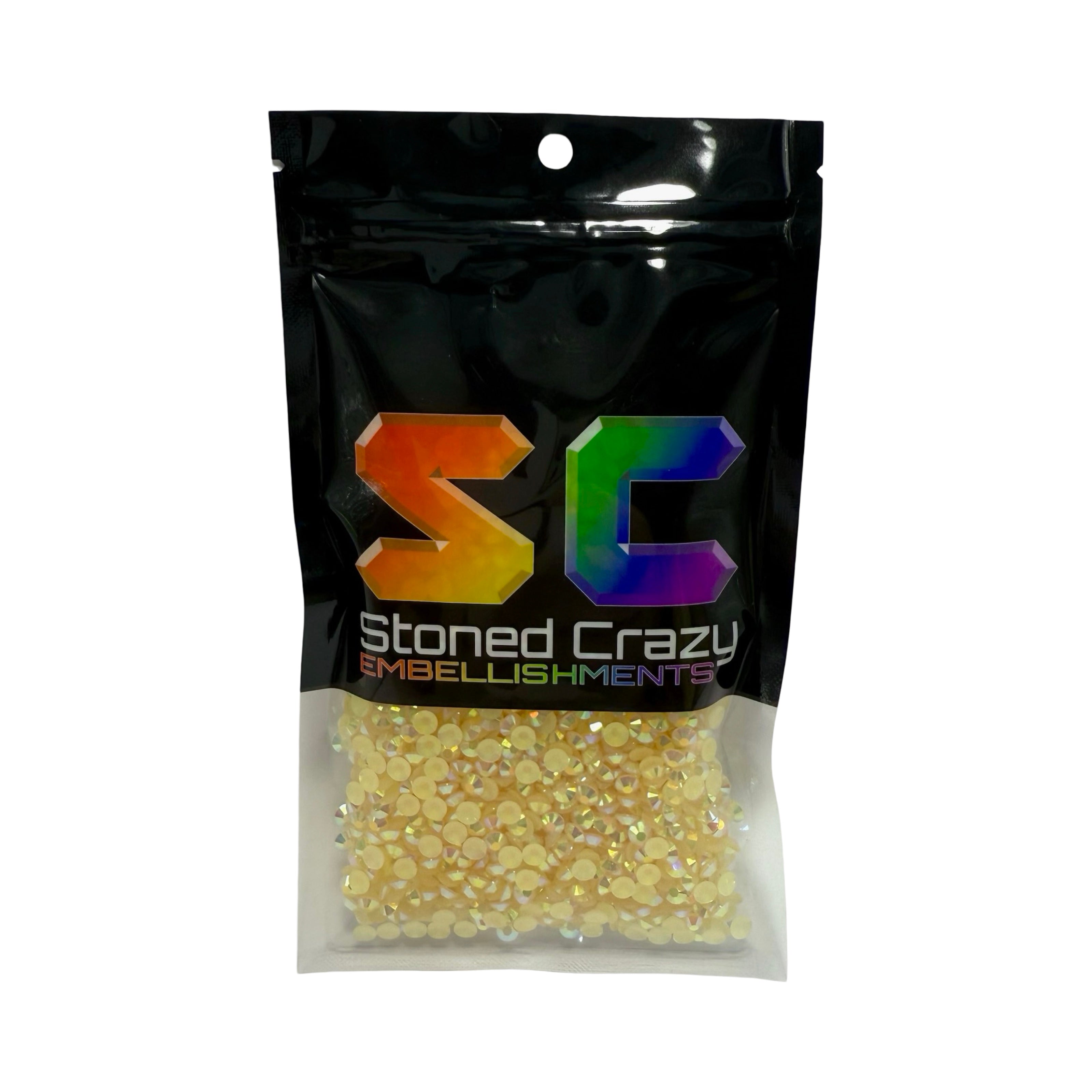 Champagne AB Resin Rhinestones