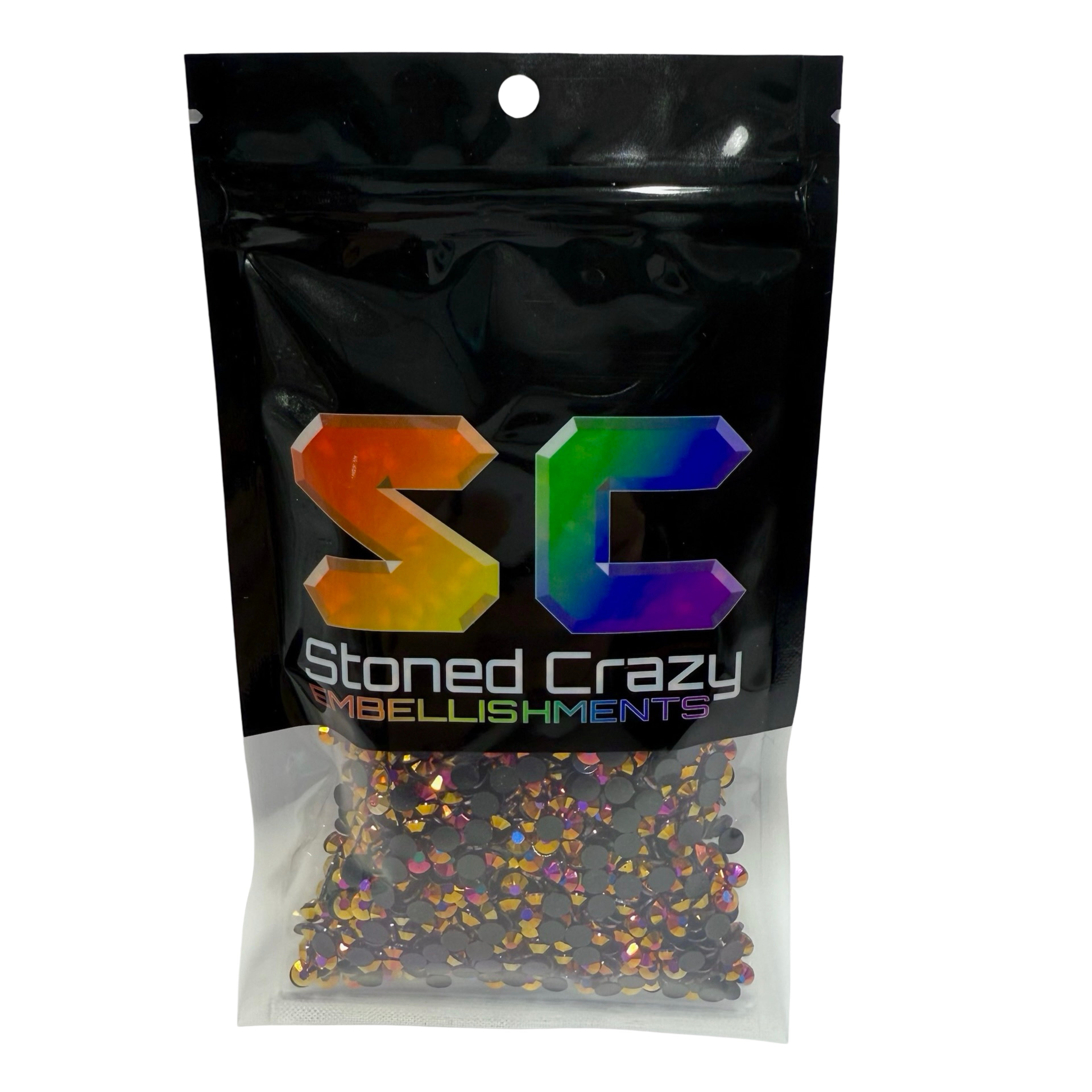 Rose Gold AB Resin Rhinestones