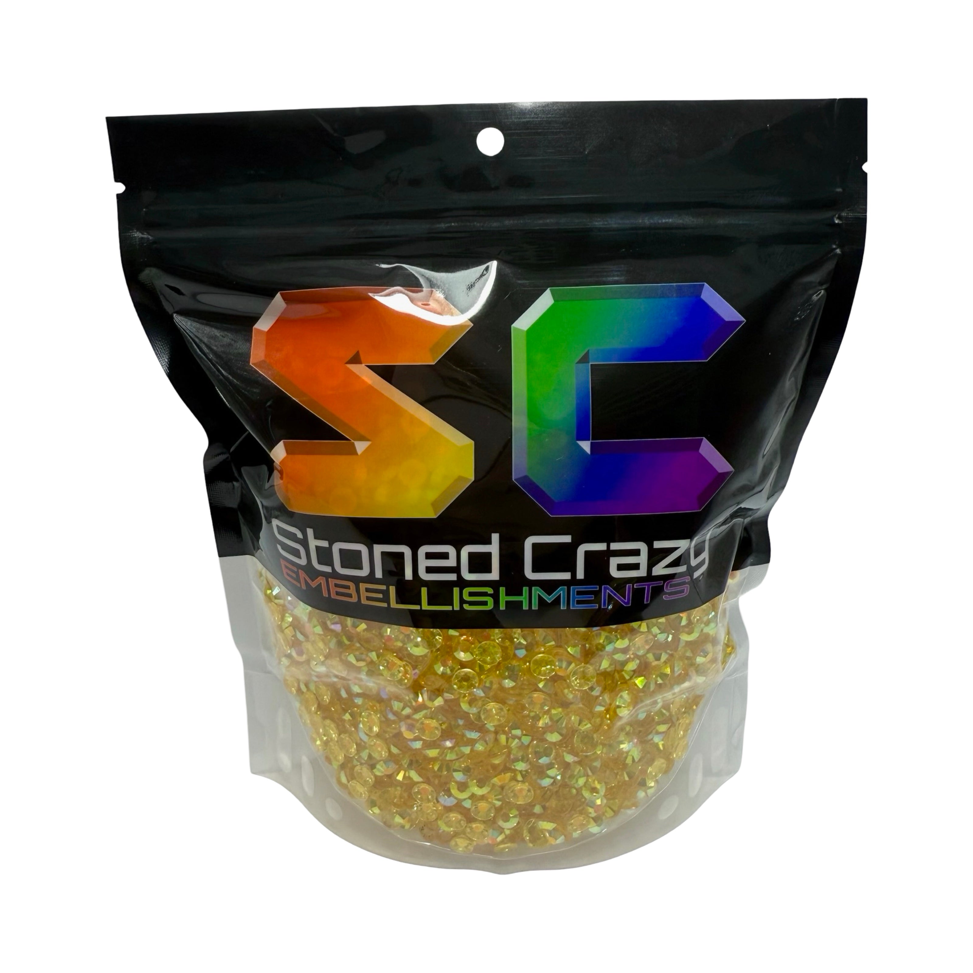 Topaz AB Transparent Resin Rhinestones