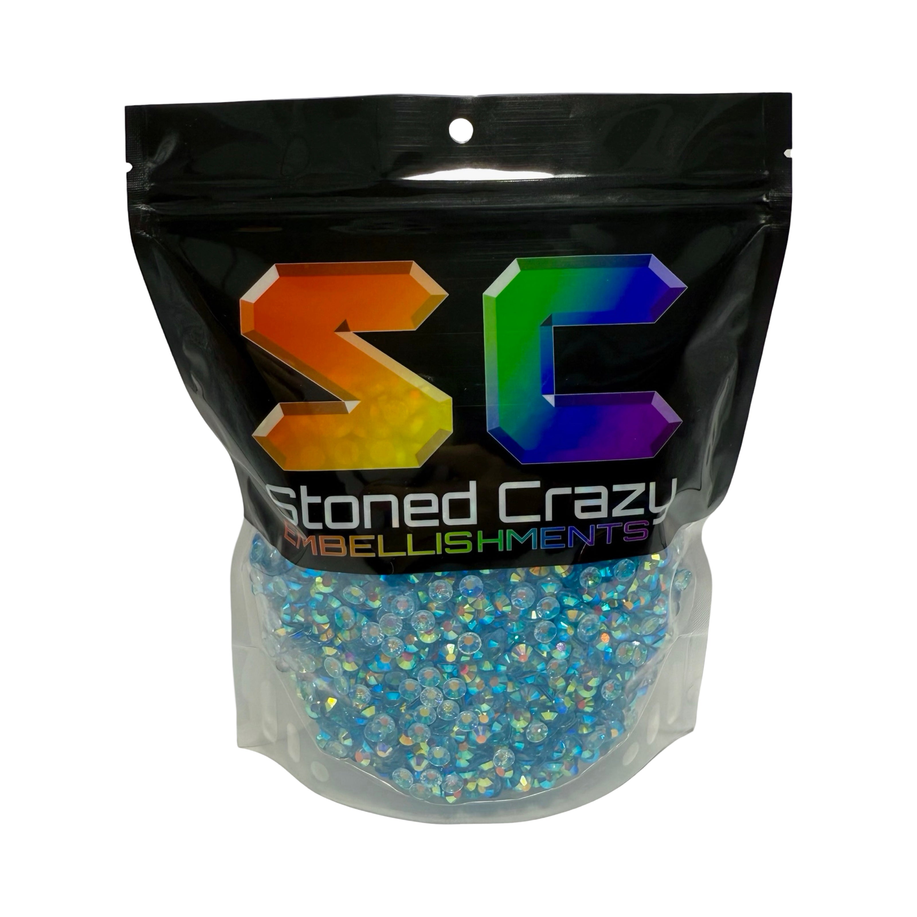 Light Sapphire AB Transparent Resin Rhinestones