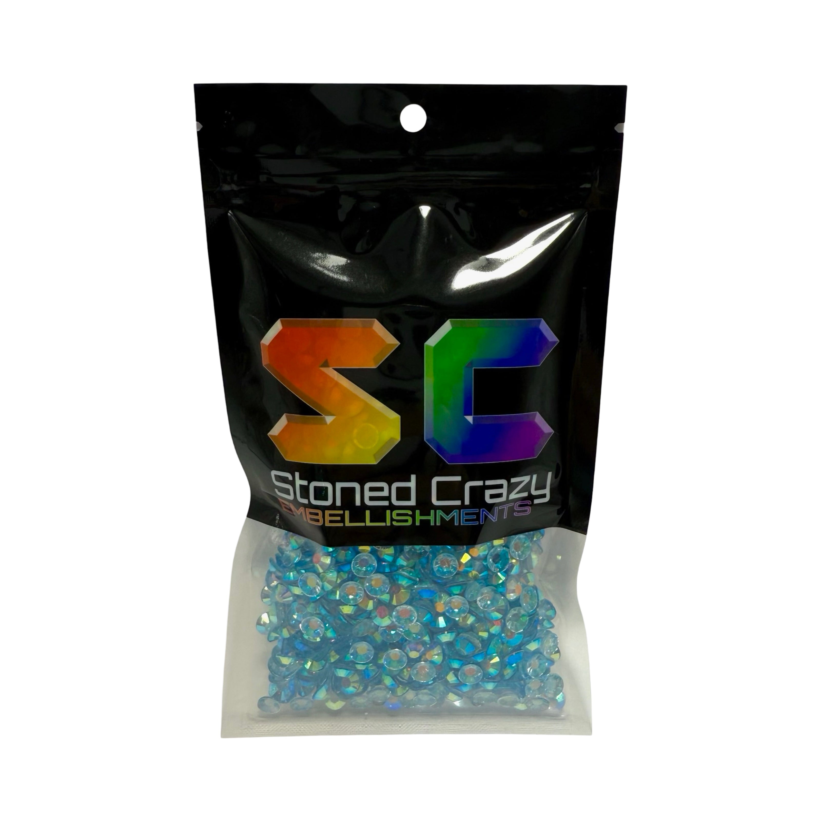 Light Sapphire AB Transparent Resin Rhinestones