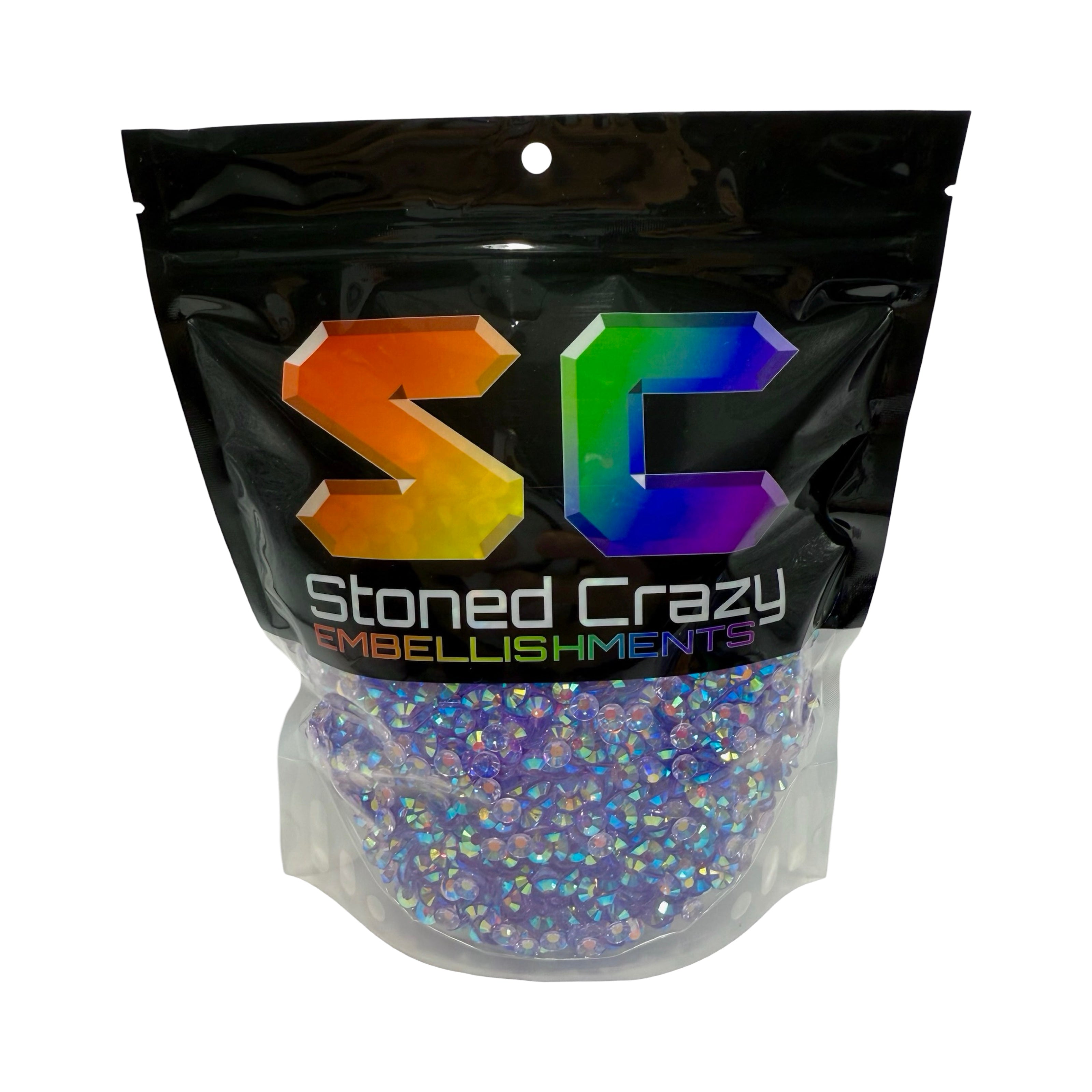 Light Amethyst AB Transparent Resin Rhinestones