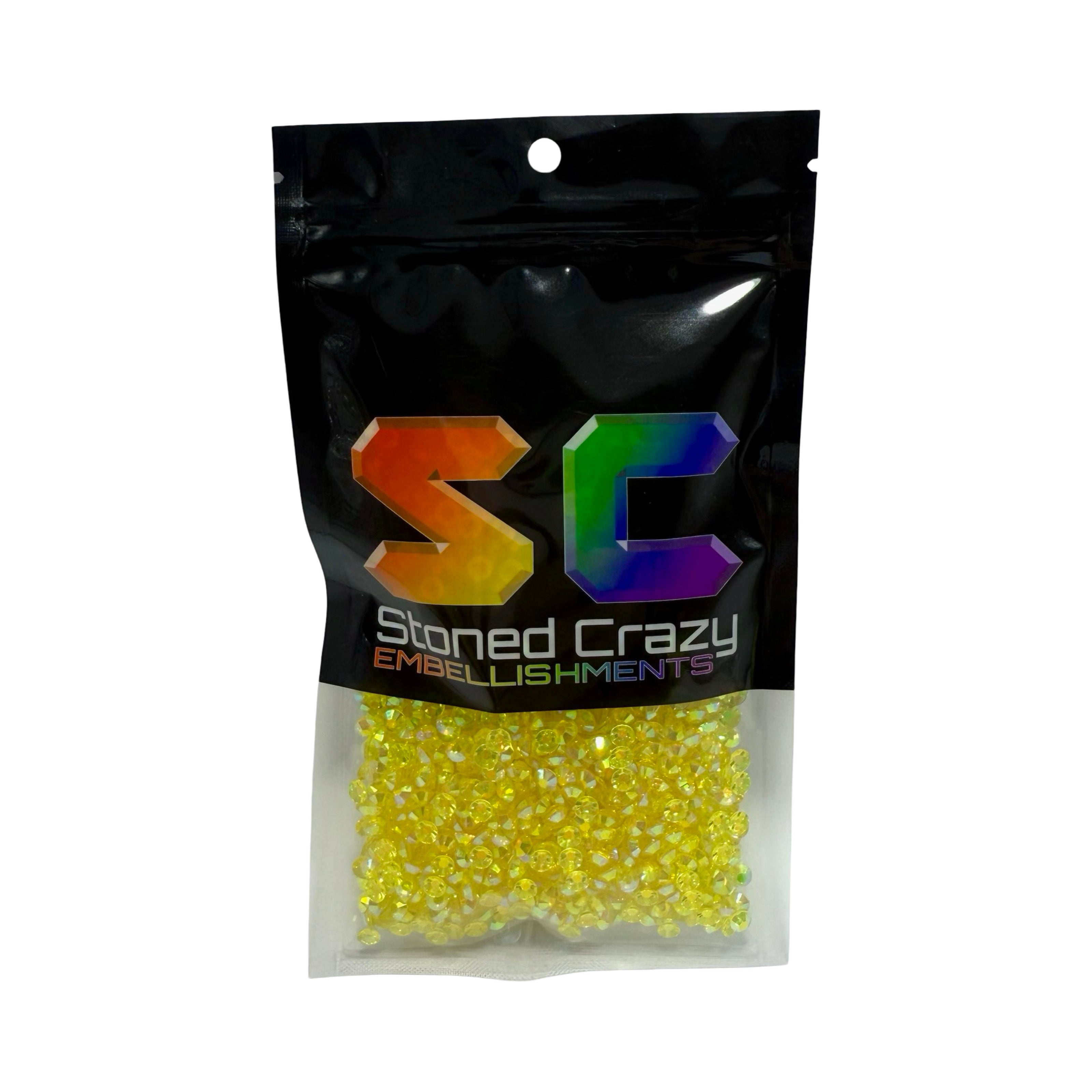 Citrine AB Transparent Resin Rhinestones