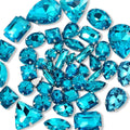 Aquamarine Clawback Mixed Shapes Pack
